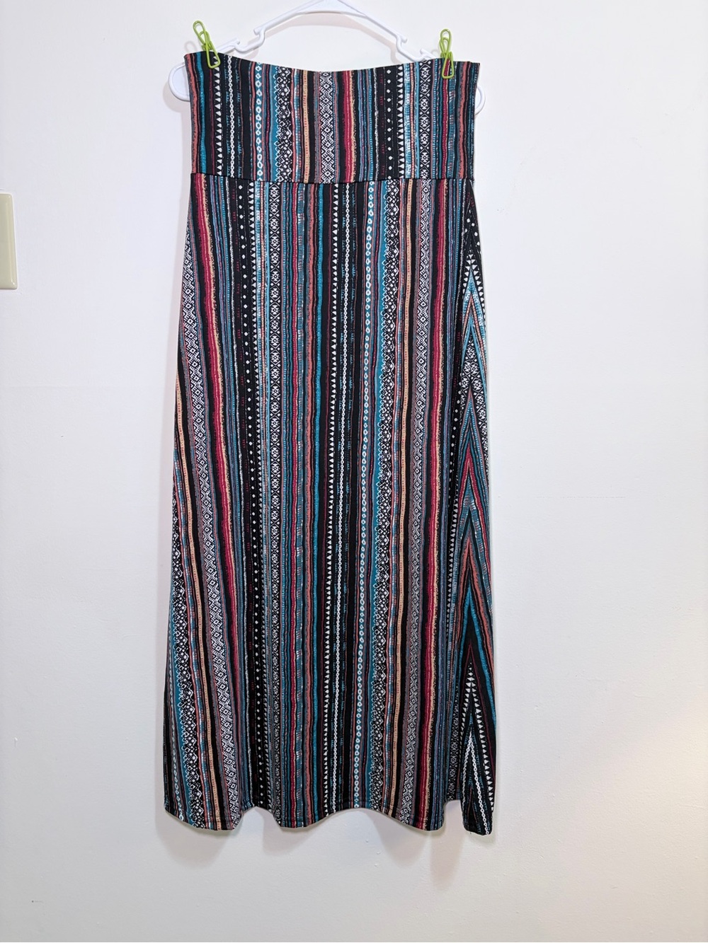 Urban Coco Boho Tribal Print Maxi Skirt Size L